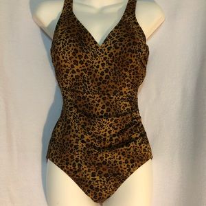 Animal Print One-piece Swimsuit